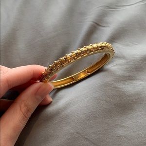 Authentic Louis Vuitton Gold Bracelet With Studs